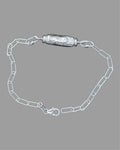 LION STAMP CHARM BRACELET - STERLING SILVER 925