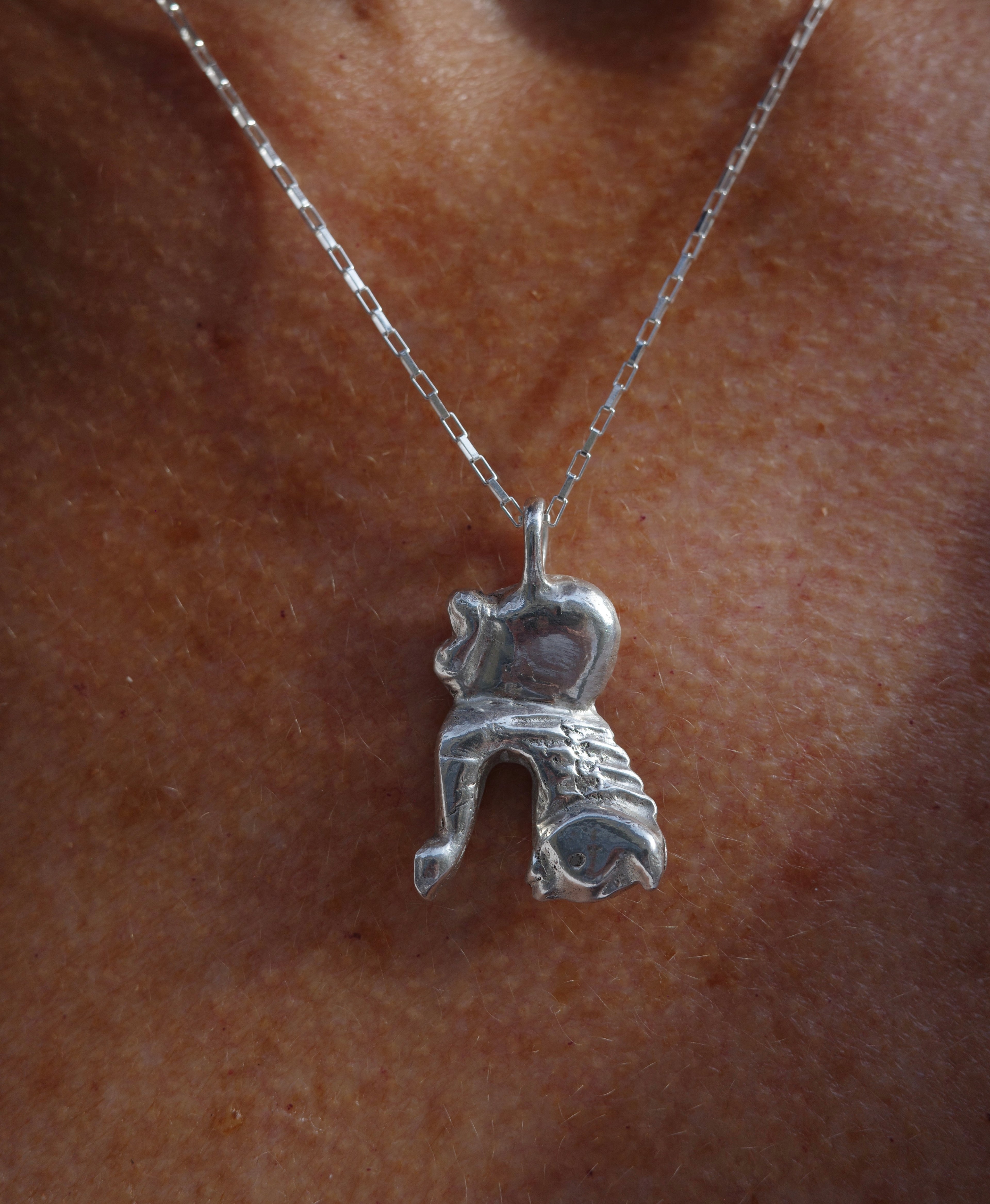 LION CAST PENDANT - 925 SILVER