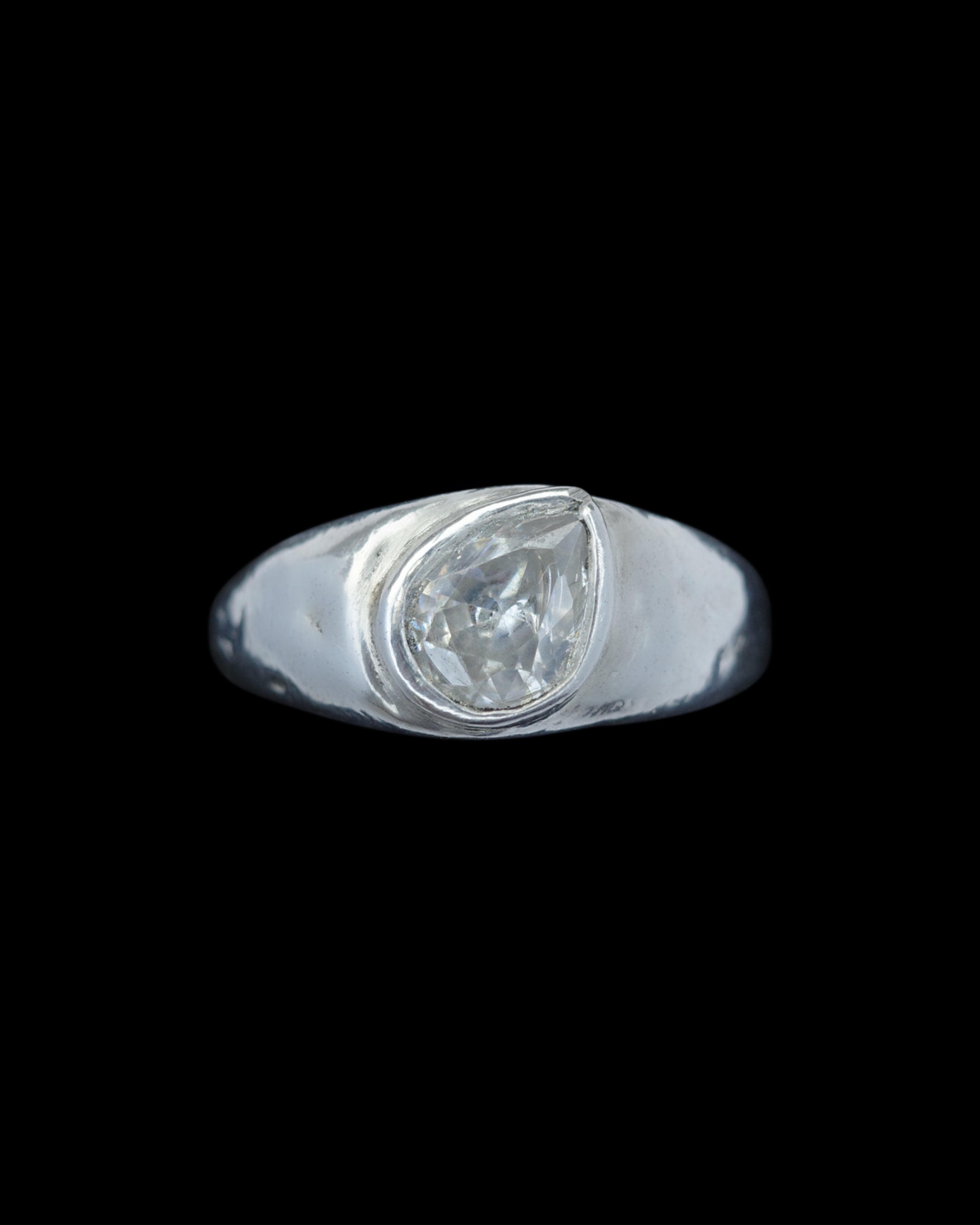 TEAR DROP BEZEL - STERLING SILVER 925